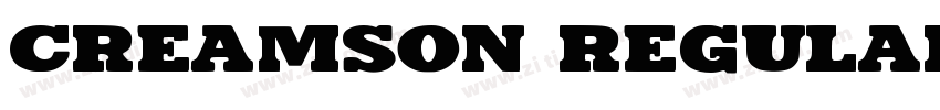 Creamson Regular字体转换